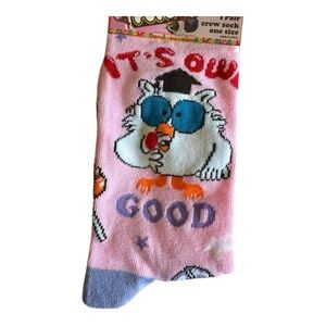 ©️Tootsie Roll Crew Socks Unisex